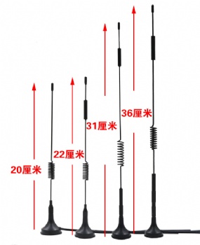 14dBi 700-2700MHz High Gain Sucker Antenna with RG174 Cables